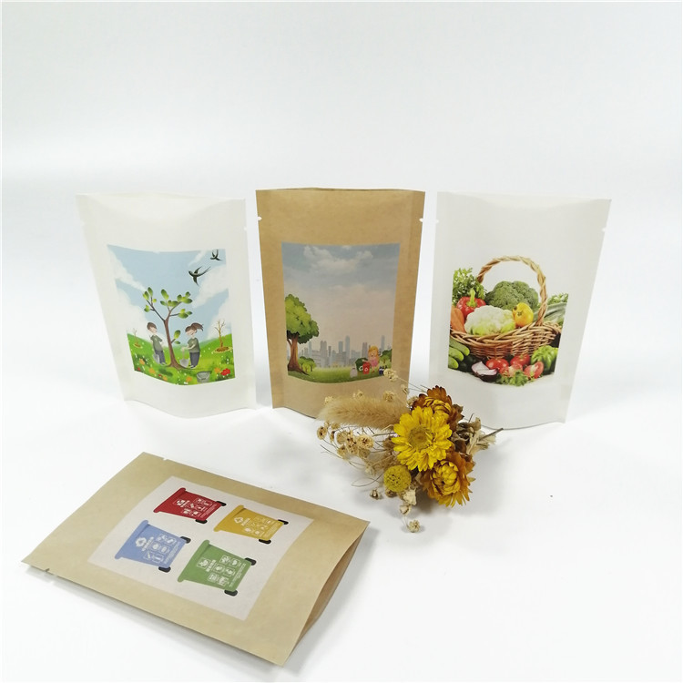 Tas Kemasan Kertas Kraft 100mircon VMPET Biodegradable