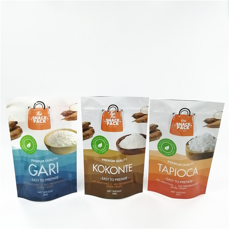 Foil Metalik MOPP 250g Tas Kemasan Buah Kering 100mircon