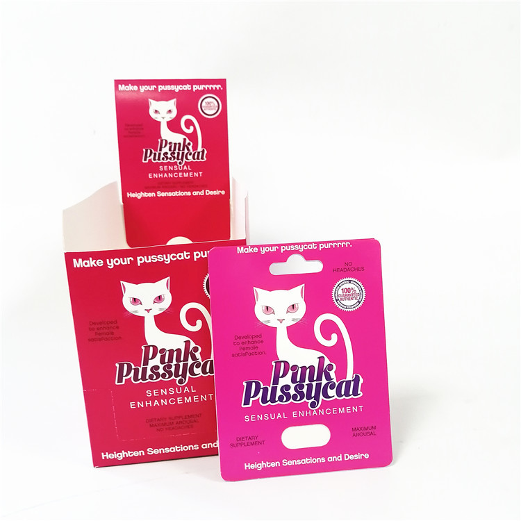 500k Sexual Pill 3d Plastic Cards Dengan Layar 24ct 30ct