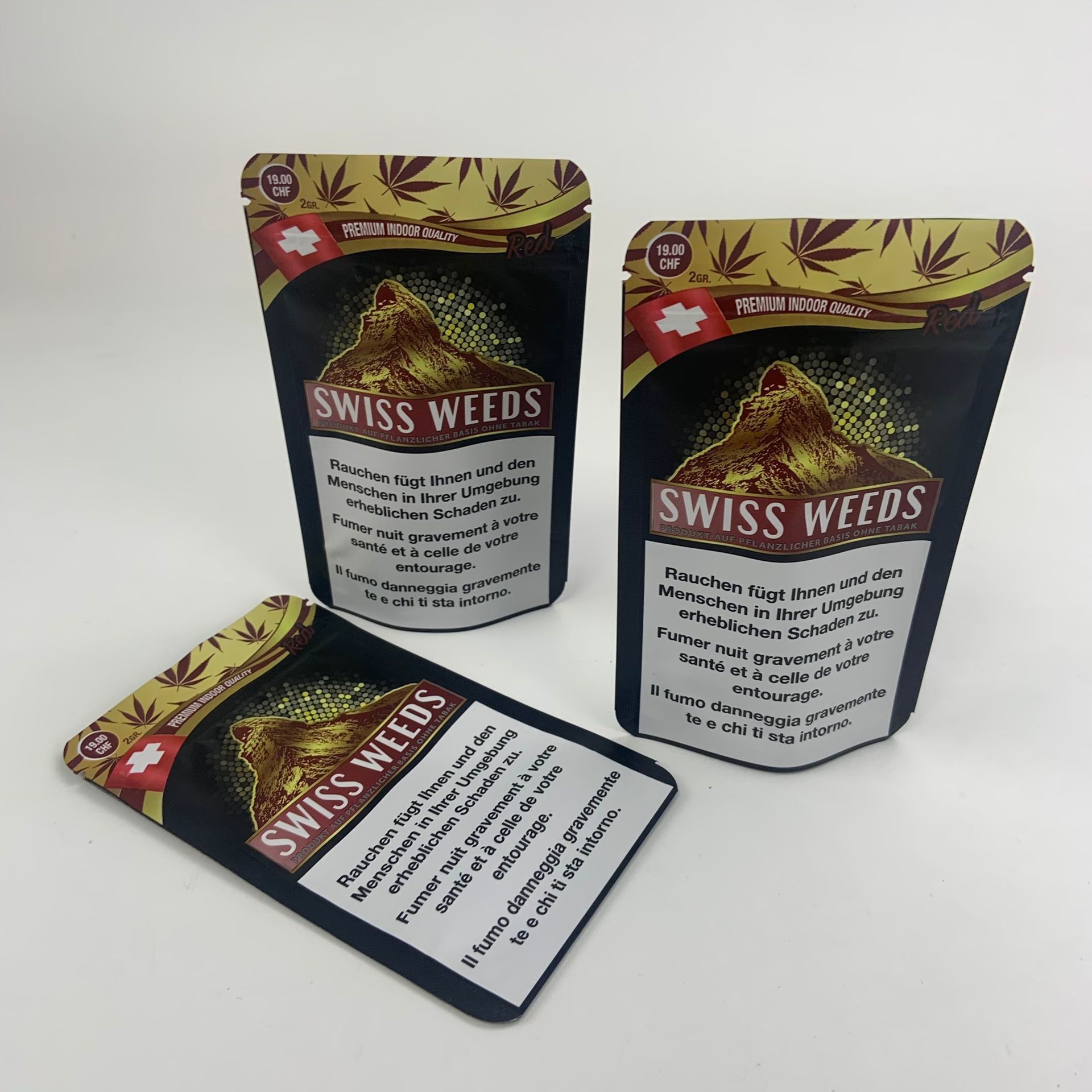 Obama Jokes Up MPET 7 * 12CM Weed Packaging Mylar Bags