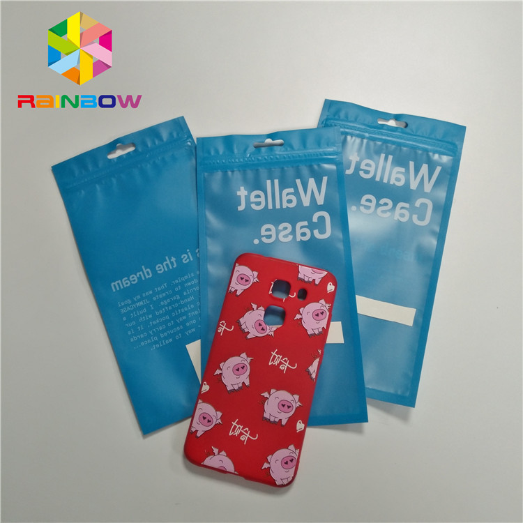 Ziplock Clear Matte 3 Side Seal Flat Pouch untuk Phone Case Cover / Kabel Packing