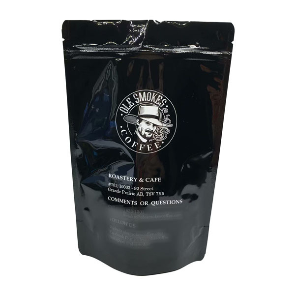 Ziplock Tear Notch Coffee Beans Kemasan Kantong Plastik 100g 200g 250g 500g