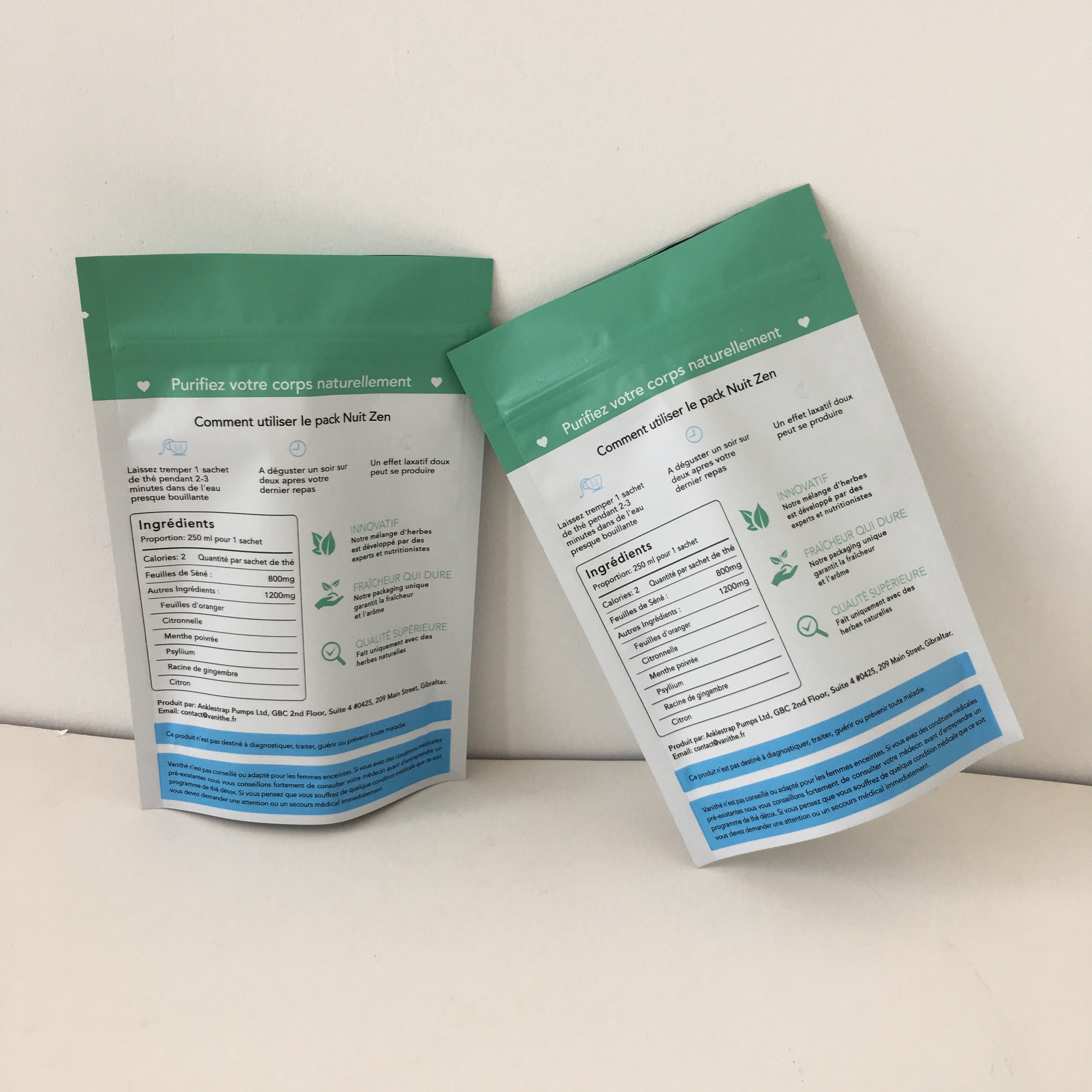 Plastik Daur Ulang Stand Up Kemasan Makanan Ziplock Bag Laminated Biodegradable