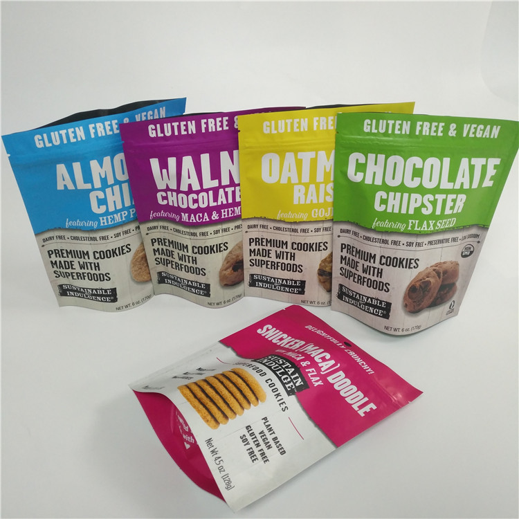 Tas Kemasan Ziplock Stand Up Plastik Dicetak 1 Galon Food Grade