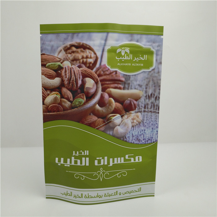 Stand Up Zip Lock Heat Seal Kantong Plastik Untuk Kemasan Makanan Anti Bocor