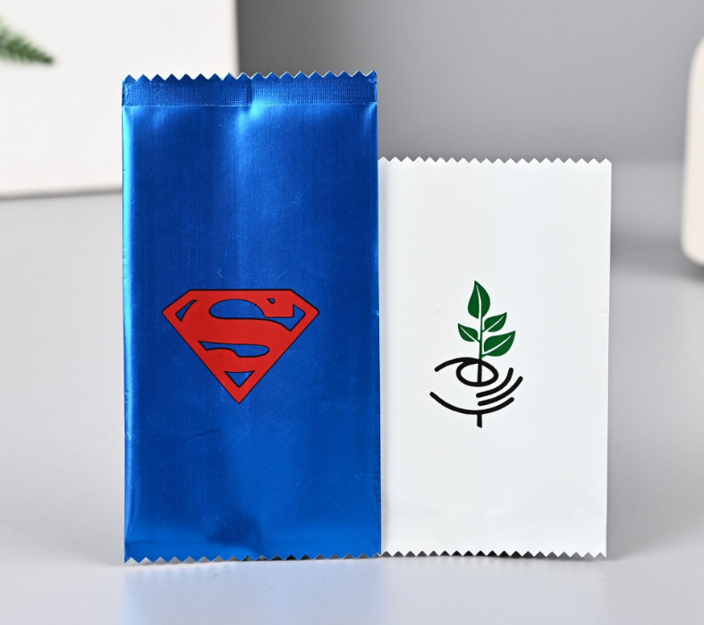 Biskuit Permen Plastik Kembali Sealed Foil Bags Custom Printed Smell Proof