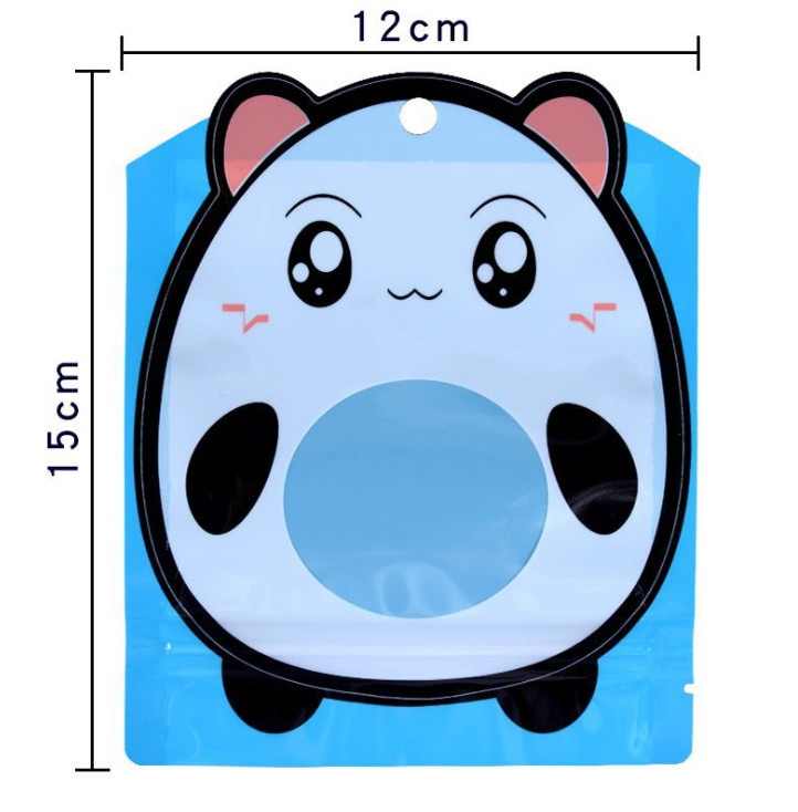 Bentuk Tidak Teratur 3 Sisi Kantong Plastik Tertutup Panas Bau Bukti Untuk Permen