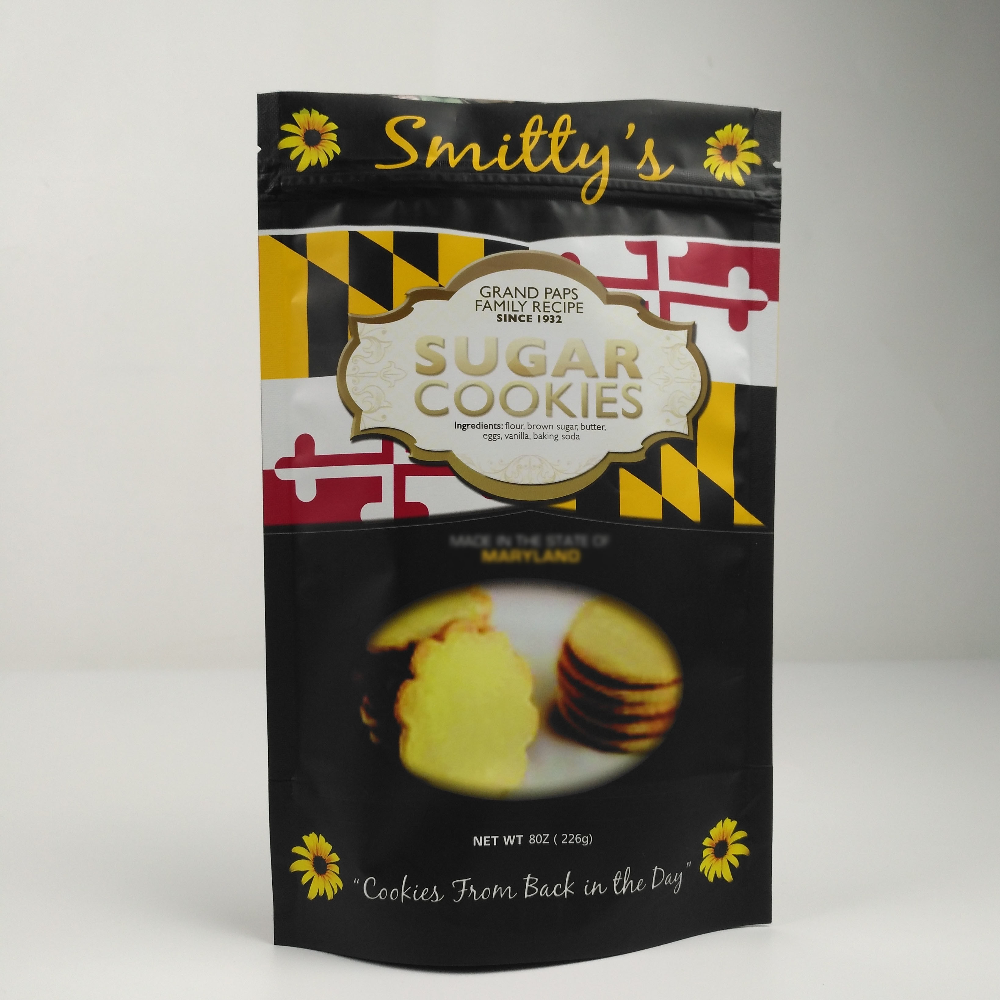 Plastik Mylar Standing Aluminium Foil Zipper Bag Bau Bukti Disesuaikan Dicetak