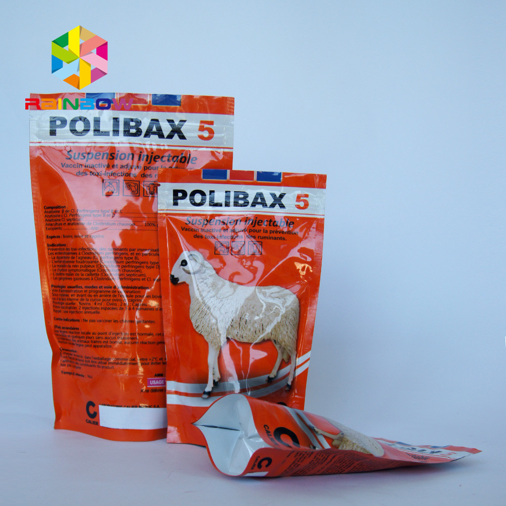 Gravure Printing Plastic Pet Dog Treats Dengan Zip Lock Edibles Food Packaging Bag