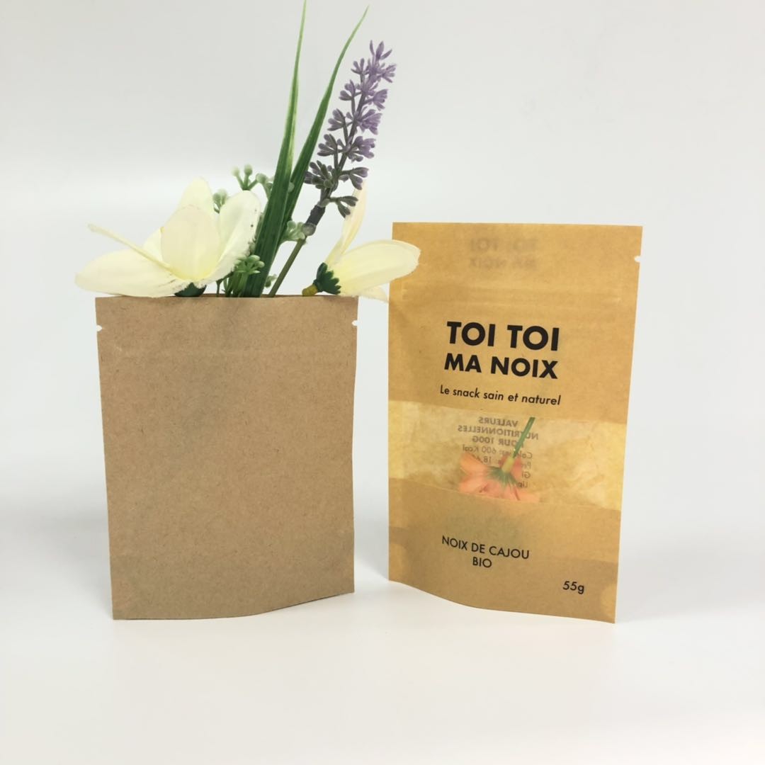 CMYK 150mic yang dapat didaur ulang Tiga Sisi Sealed Bag PET SGS Untuk Bubuk Teh