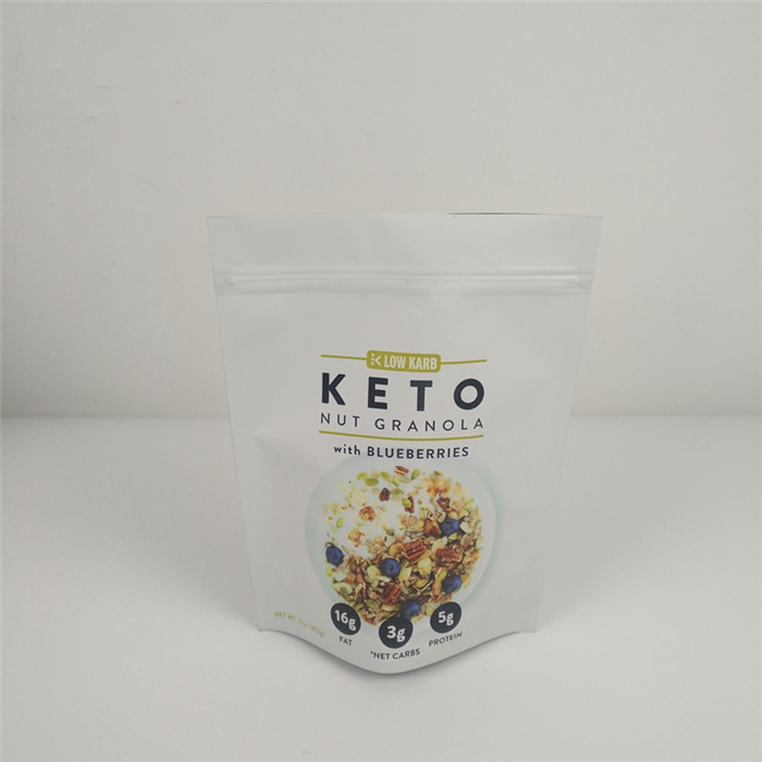 VMPET 120mic Ziplock Stand Up Pouch Kemasan Makanan MOPP Dicetak Gravure