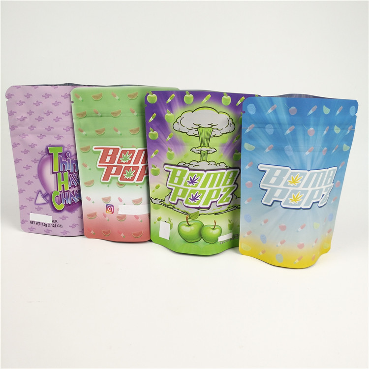 Bumbu Kue Bumbu Plastik Mylar Bag Bahan Makanan Tembakau Bau Bukti