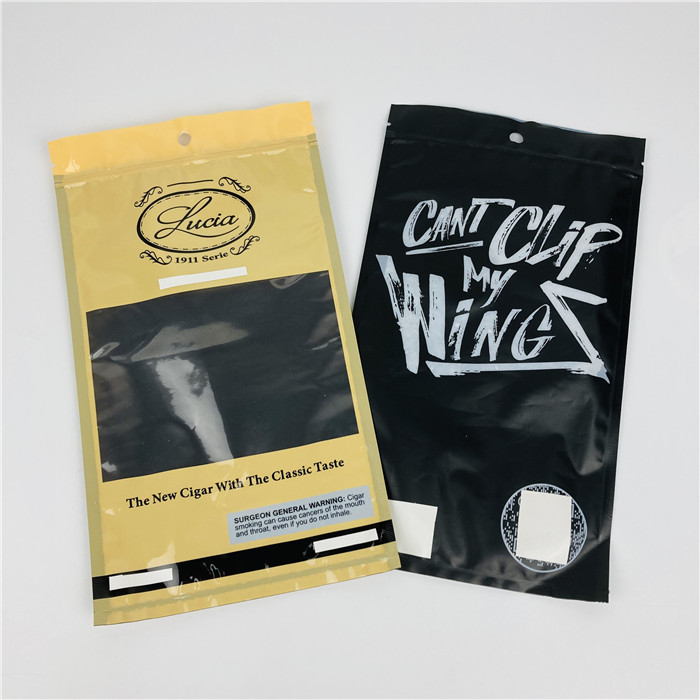 Kustom Bau Bukti Aluminium Foil Ziplock Kemasan Kantong Plastik Untuk Hemp Cerutu Merokok Daun Blunt Wraps