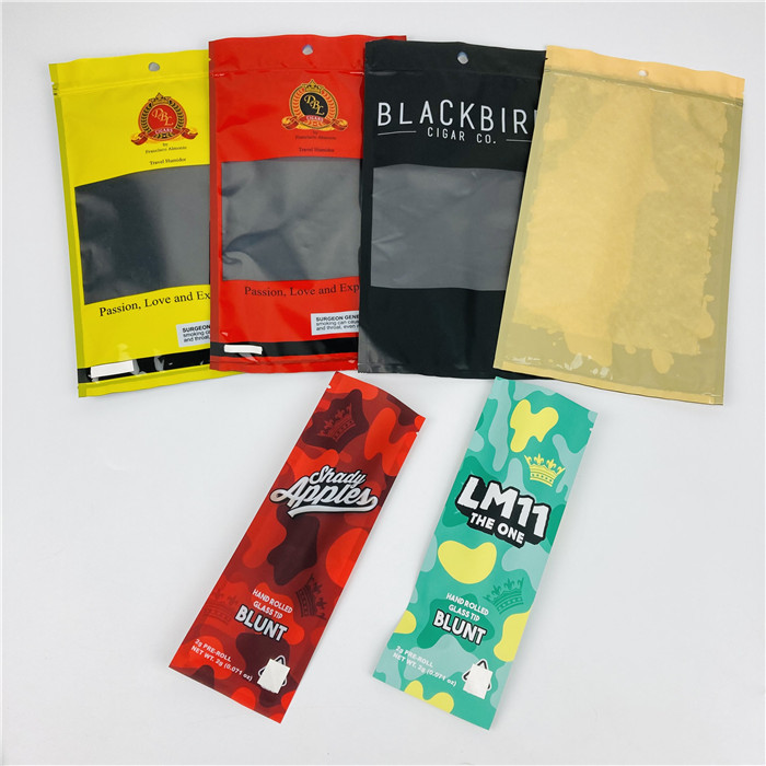 AL 0.7C MOPP VMPET Rolling Tobacco Pouch Cmyk 200mic Untuk Cigar Fronto Leaf