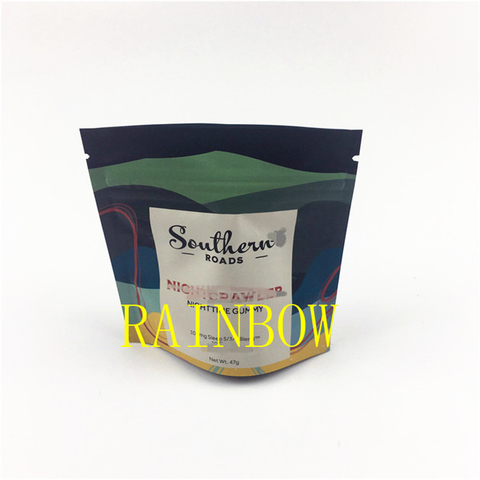 Kustom dicetak 3.5g 7g 28g Kue bunga kering kemasan edibles bau bukti tas kantong biji mylar