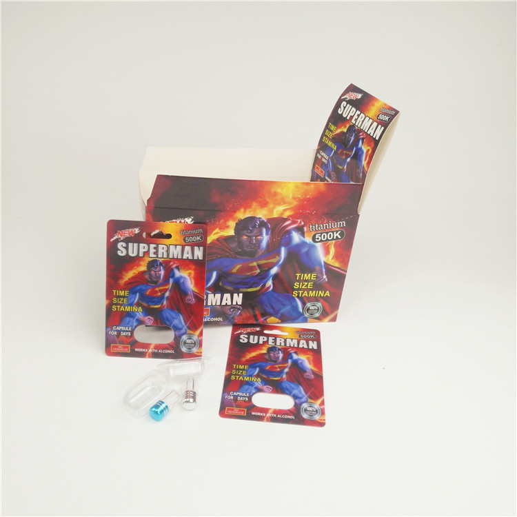 Kartu Pil Rhino 8 3D 200mic 500K 3D Blister Card Peningkatan Pria