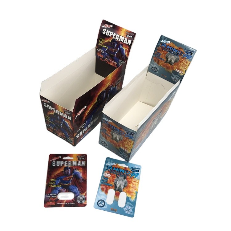 Kemasan Kartu Blister persegi panjang dengan ketebalan 0,1 mm dan bahan ramah lingkungan