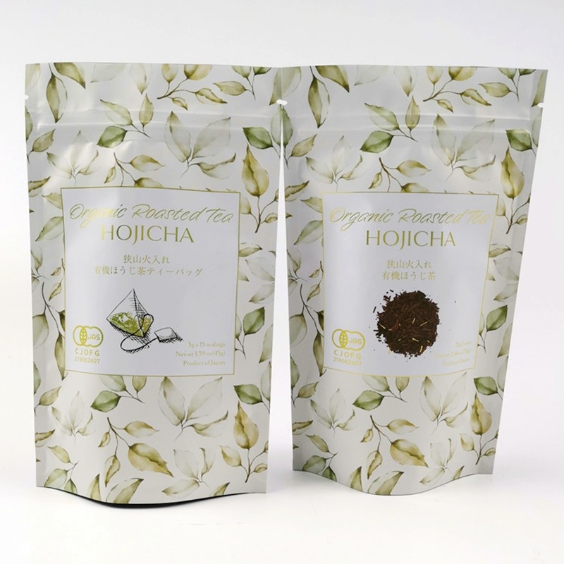 VMPET FDA Cmyk Matte Aluminium Foil Pouch 150mic Matcha Tea Powder