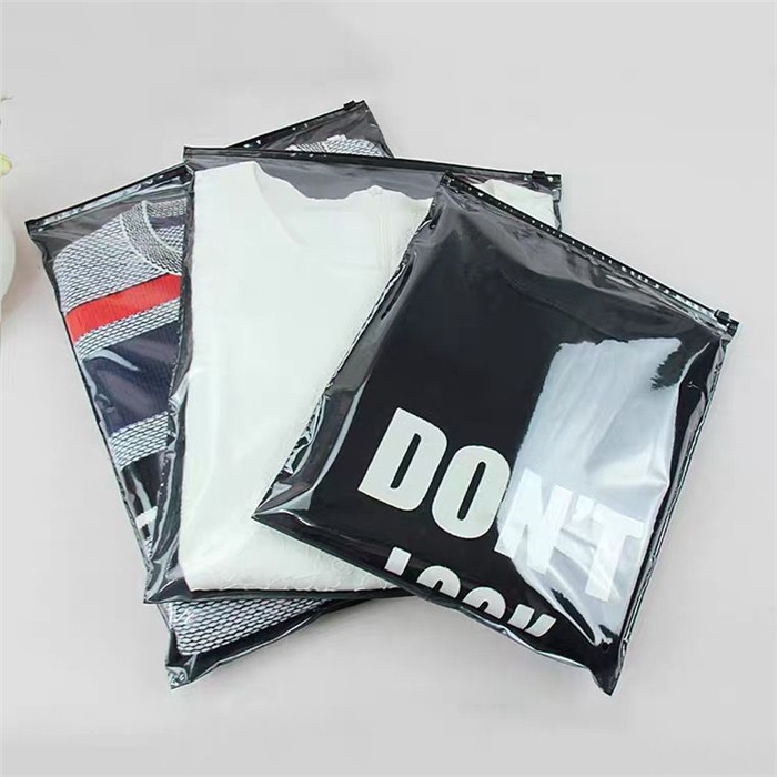 MOPP CMYK Resealable Clear Ziplock Bag Packaging VMPET Untuk Pakaian