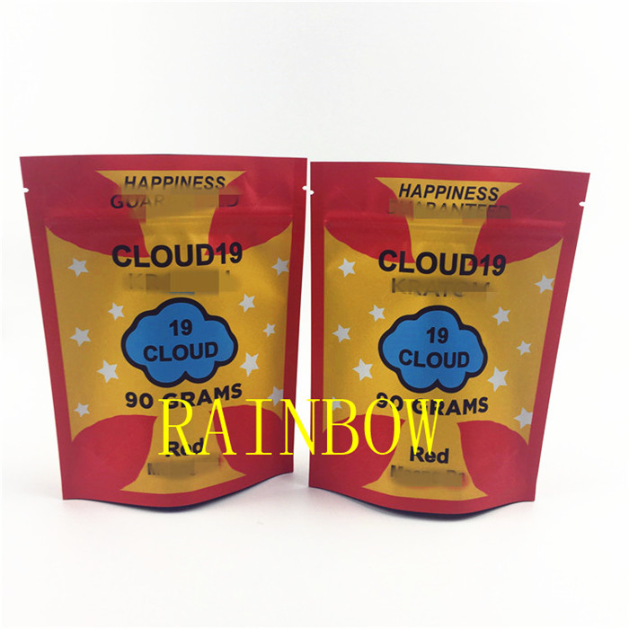 FDA 120mic Plastik Mylar Edibles Cookie Bags VMPET Seed Foil Zipper Pouch