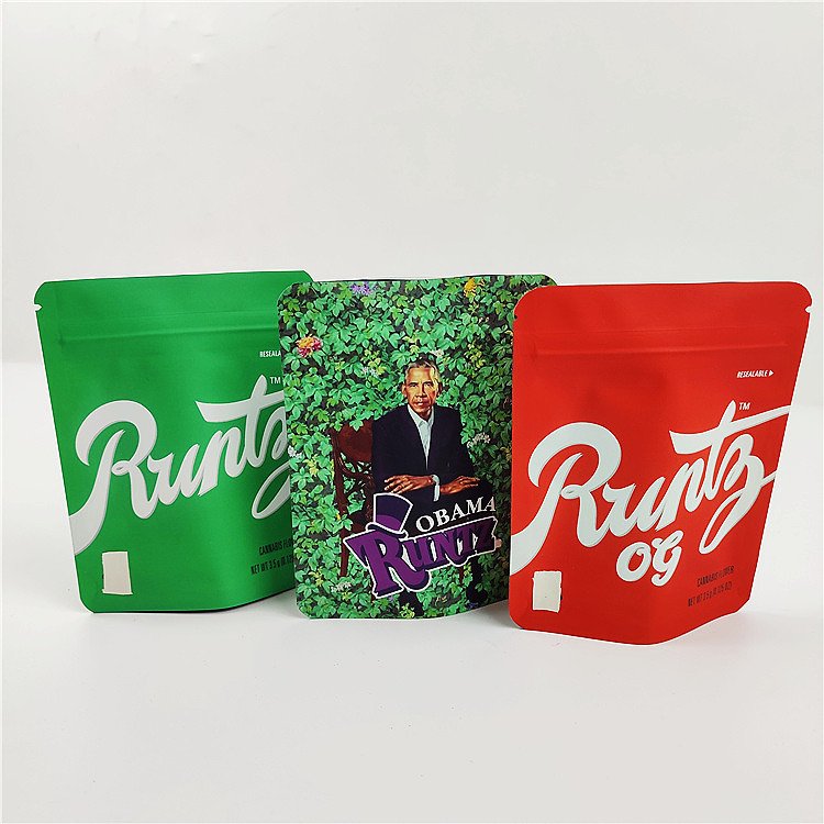 SGS 100mic CMYK Tas Bukti Bau Biodegradable Dapat Ditutup Kembali VMPET MOPP