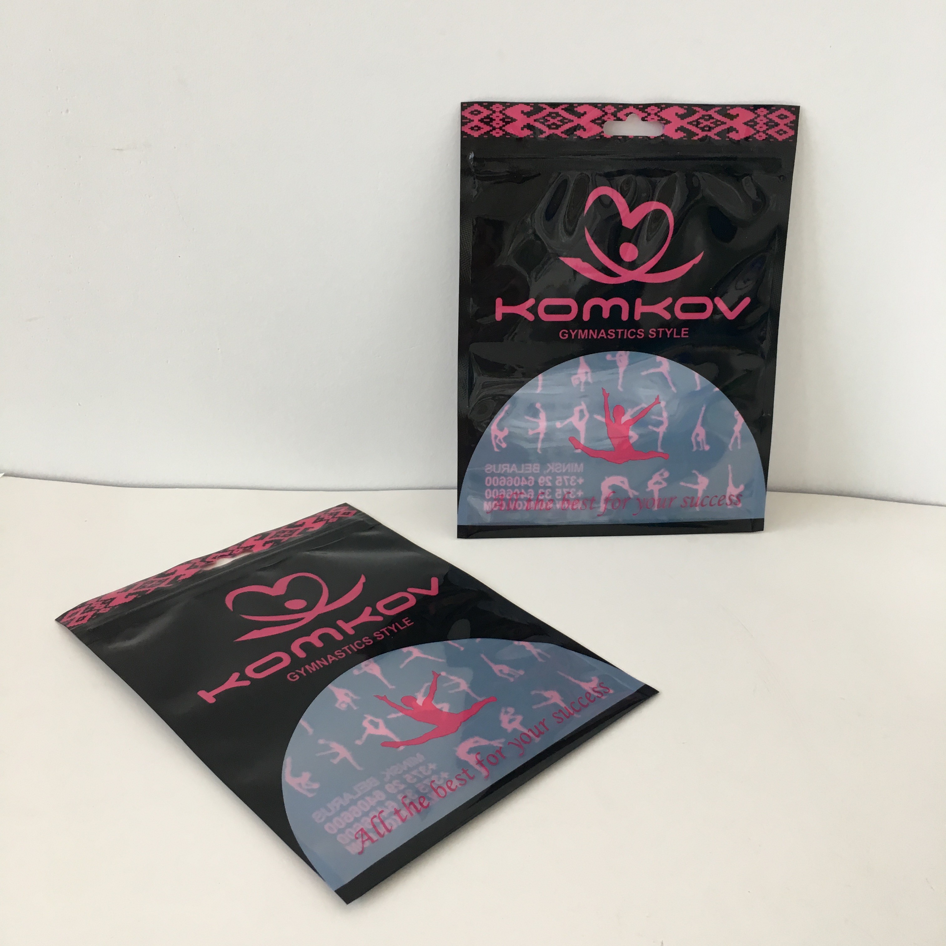 Kaus Kaki Olahraga CMYK MOPP Pakaian Berdiri Kantong Tahan Air Opp