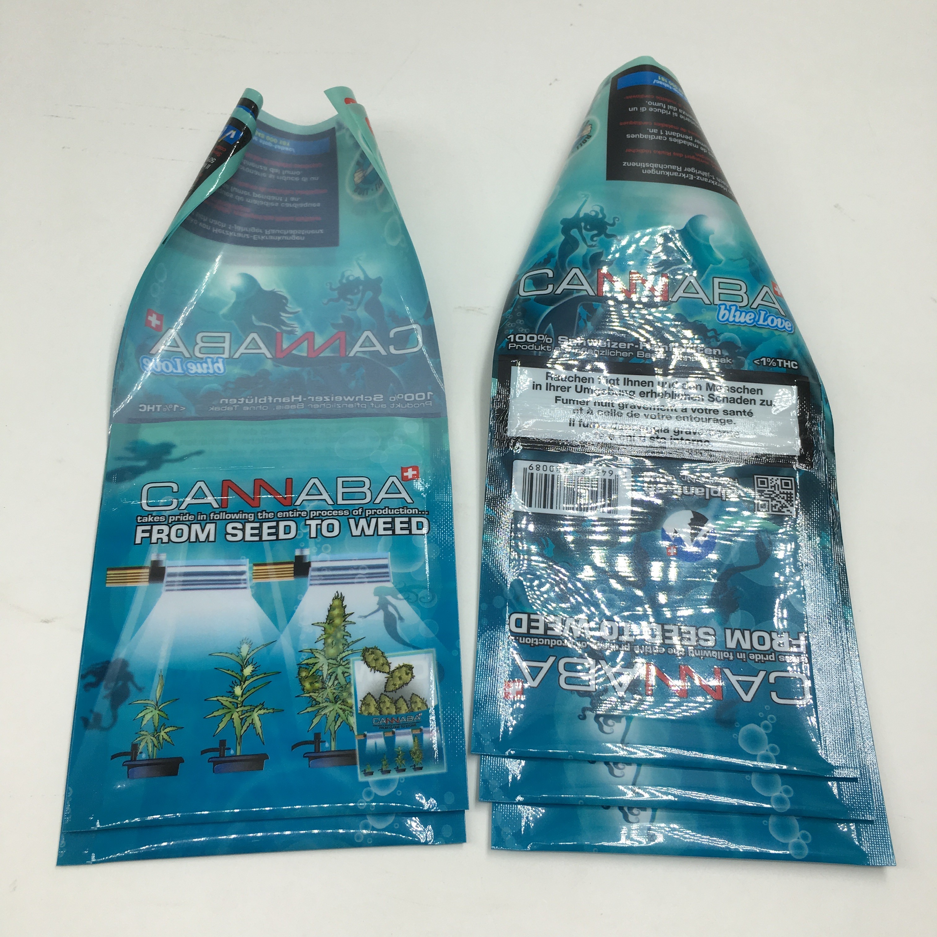 Digital Printing ZIplock Cigar Tobacco Leaf Packaging Bags Plastik Mylar Packaging Bags Pembungkus Kantong Plastik CBD