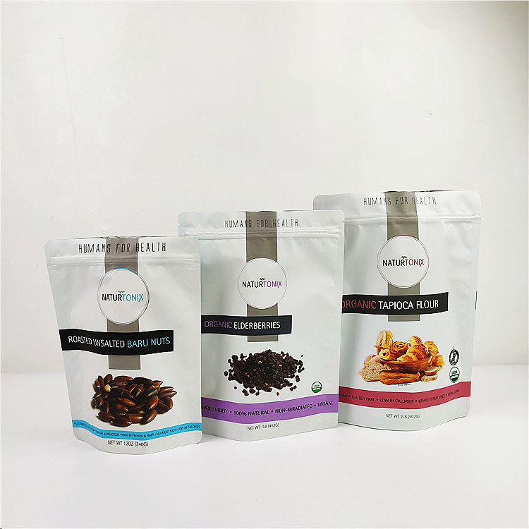 CBD CMYK Gravure Herbal Dupa Kemasan 90mic CMYK Foil Pouch Packaging