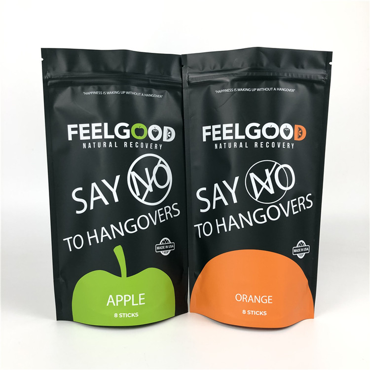 Ditutup Kembali Grosir Kustom Stand Up Pouch Chips Spice Snack Nuts Zipper Packing Mylar Plastic Bags