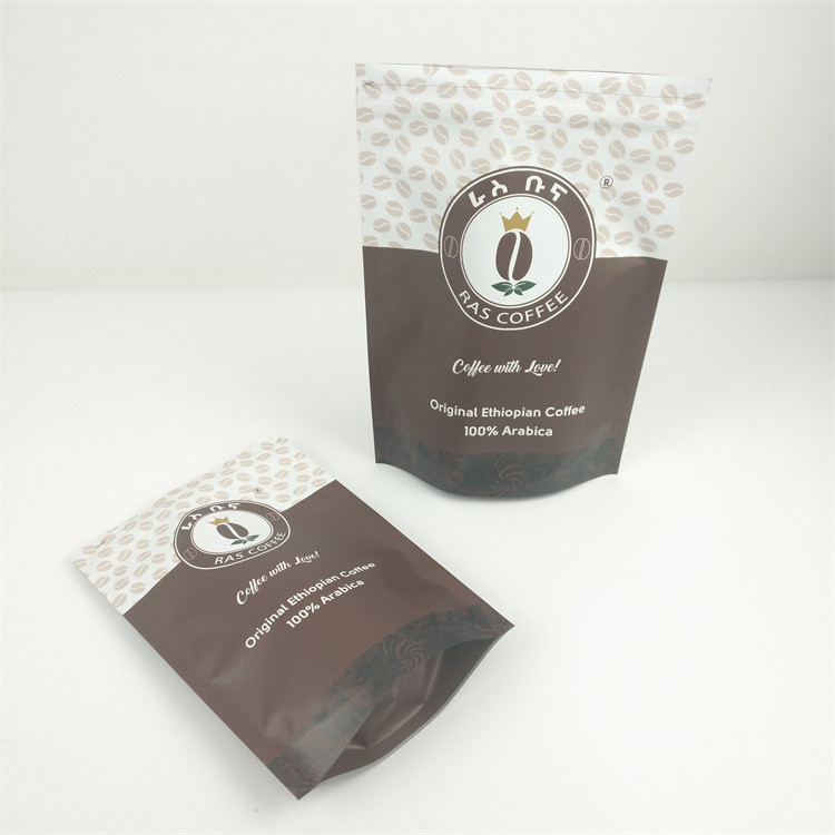 VMPET Doypack Kantong Plastik Kemasan Bau Bukti Pantone CMYK 120 Mikron