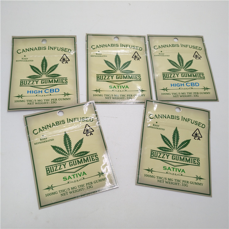 Anak Bau Bukti Kemasan Dupa Herbal PET CBD Weed VMPET Herbal Weed Bag
