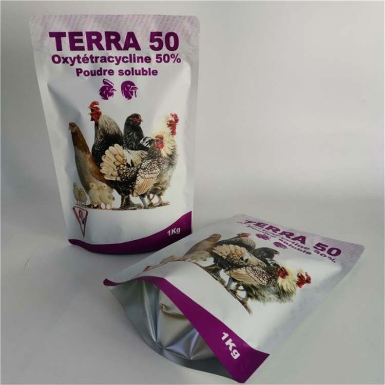 240mic Pantone Pet Food Pouch MOPP VMPET Mylar Feeds Packing Bag