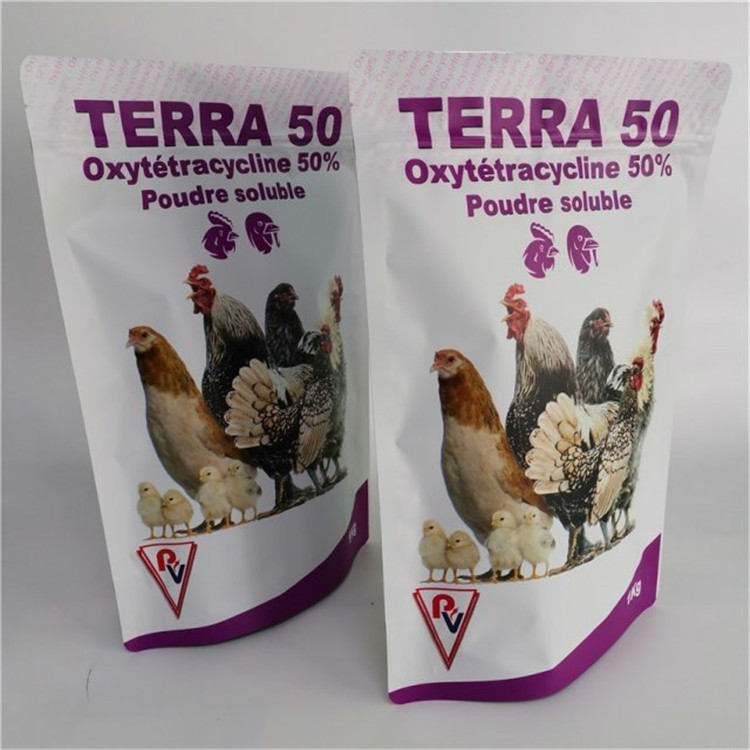 Bopp Laminated Pet Food Pouch Perawatan Uv 110 Mikron VMPET MOPP