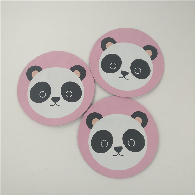 3.5 Gram Round Mylar Bag Cbd Weed Hemp VMPET Dengan Ziplock Pengaman