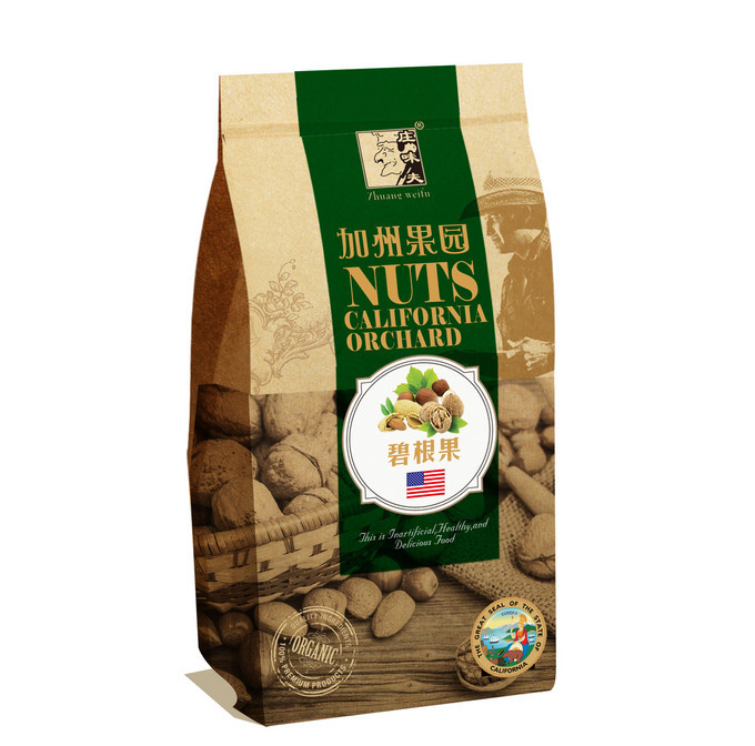 Kantong Kertas Cokelat Disesuaikan, 150 Gram Snack Kraft Paper Lolly Bags