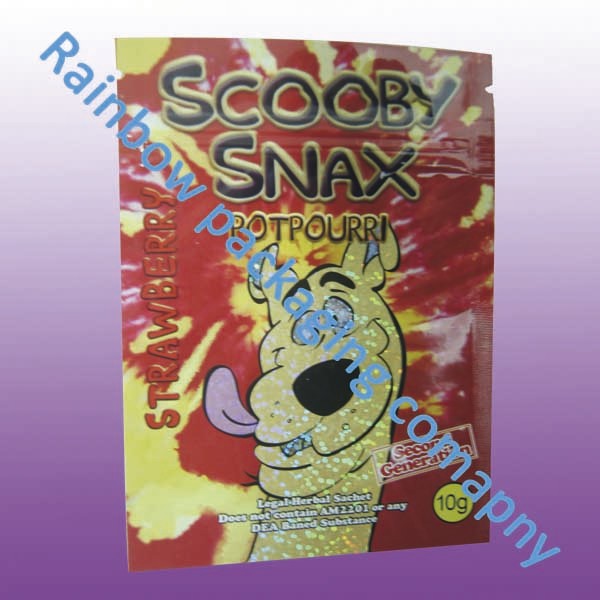 Kemasan Dupa Herbal Ziplock, Kantong Plastik Zip Pencetakan Berwarna-warni yang Disesuaikan