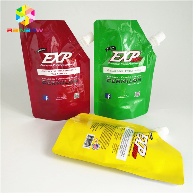 Kantong Plastik Bawah Datar 110mic 1.5C Gravnre Printing Laminating Plastic Pouch