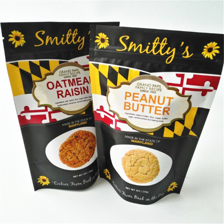 Snake Doypack Food Stand Up Pouches Tas Ritsleting Plastik 12C CMYK MOPP