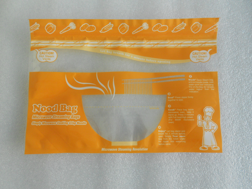 OPP / AL / PE, PET / AL / NY / PE Makanan Vakum Segel Tas untuk Kemasan Buah