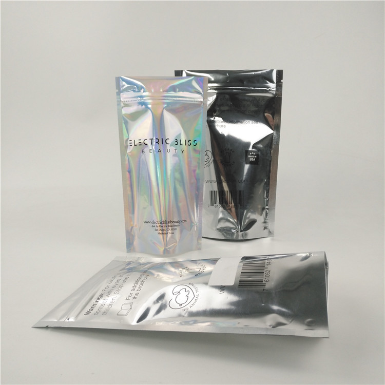 200mic Plastic Stand Up Pouch VMPET BOPP CPP Untuk Lotion Wajah Kosmetik