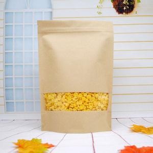 Tas Kertas Khusus Daur Ulang, Stand Up Kraft Paper Packaging Bag