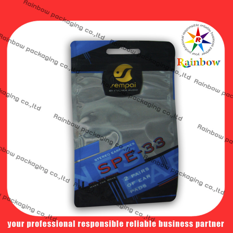 Gravure Trap Printing Anti Static Plastic Bag Disesuaikan PET / VMPET Dengan Ziplock