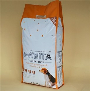 500 Gram Doggie Stand Up Kantung Kemasan Makanan Plastik Dengan Ritsleting