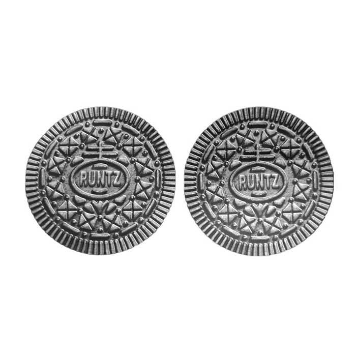 Kue Bentuk Bulat Tas Mylar Aluminium Foil Dapat Ditutup Kembali Dimakan 3.5g Die Cut