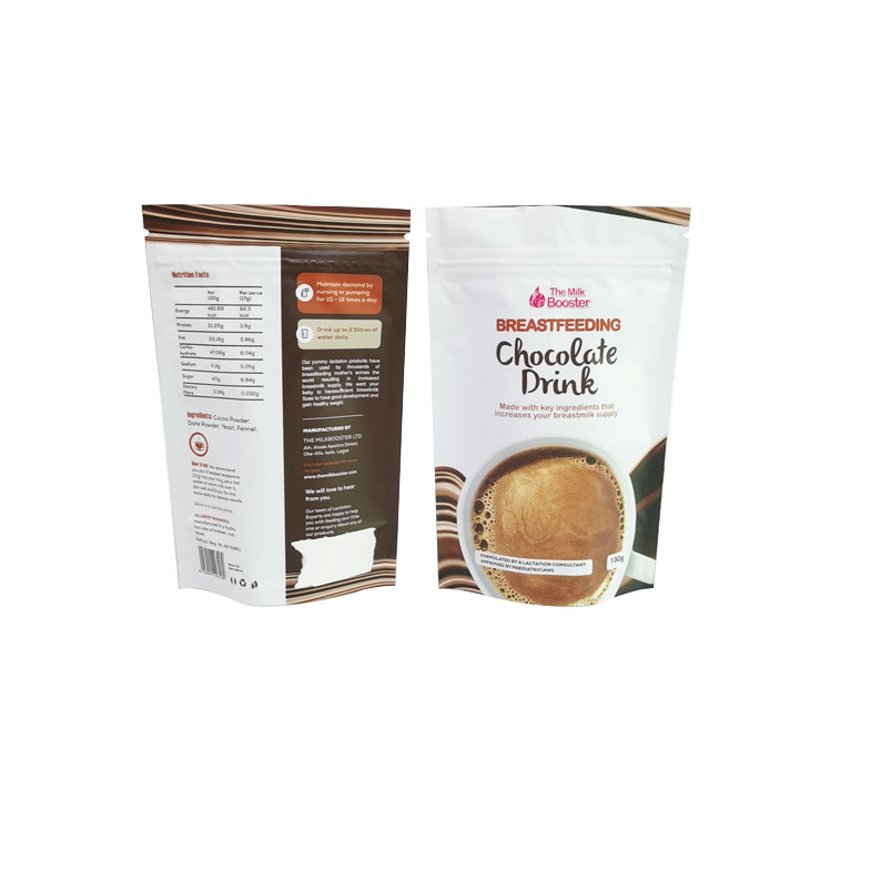 Digital Printing Stand Up Zipper Pouch Bags Kopi Teh Bubuk Tas Kemasan Makanan