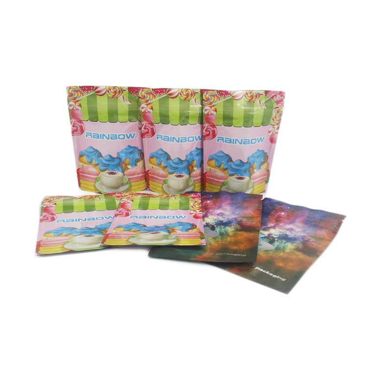 Stand Up Matte Disesuaikan 3.5g 1oz 10g Cookies Packaging Bag Reusable Child Resistant Cannabis