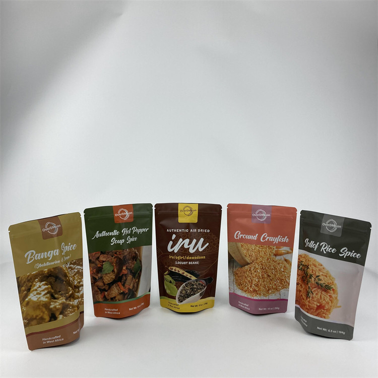 Stand Up Doypack Tobacco Packaging Pouch Paket Ritsleting Segel Panas Dengan Logo