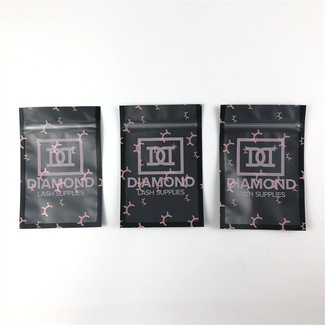 Kantong Plastik Zip Lock Mylar Aluminium Foil yang Dapat Ditutup Kembali Segel Tiga Sisi