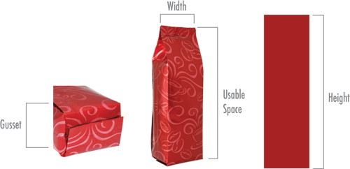 Laminated Bottom Gusset Tea Bags Kemasan Ziplock Colorful Printed Matte Finish