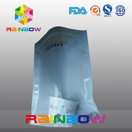 Logo disesuaikan Jelas Depan Anti Static Shielding Poly Bag Dengan Zipper Untuk Perangkat Elektronik
